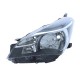 Toyota Yaris 2014-2017 Black Inner Head Lamp Unit Passenger Side